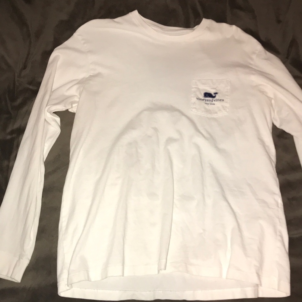 Vineyard vines New York long sleeve t shirt white
